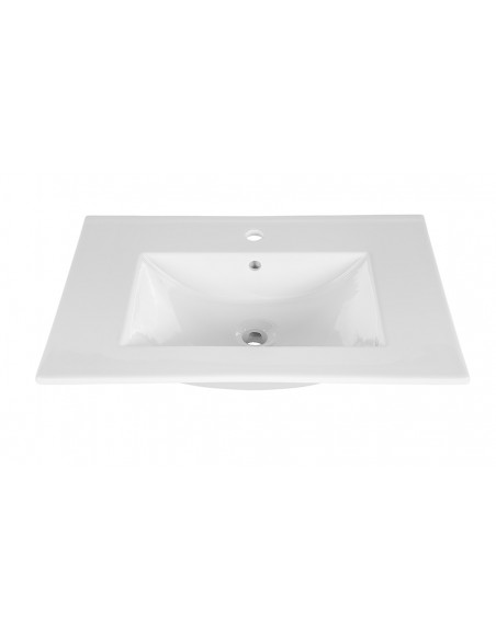 vasque blanche encastrée 80 cm