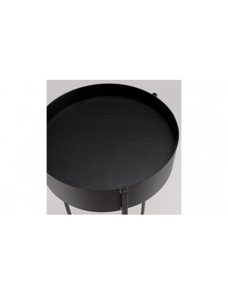 Porte-plantes rond noir Jalesko